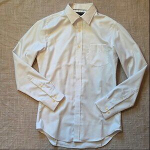 Banana Republic Tailored Slim-Fit Non-Iron Shirt – Men’s S, White